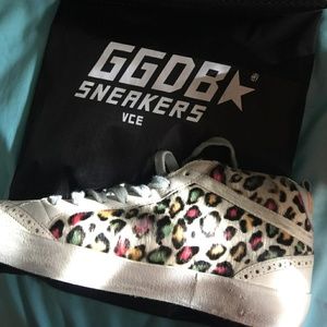 Golden Goose Sneakers Rainbow leopard Midstar